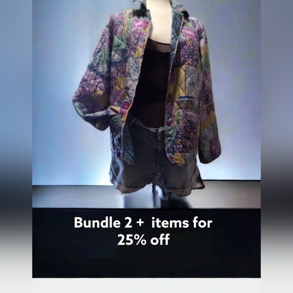 Vintage Anna and Frank 100% silk jacket